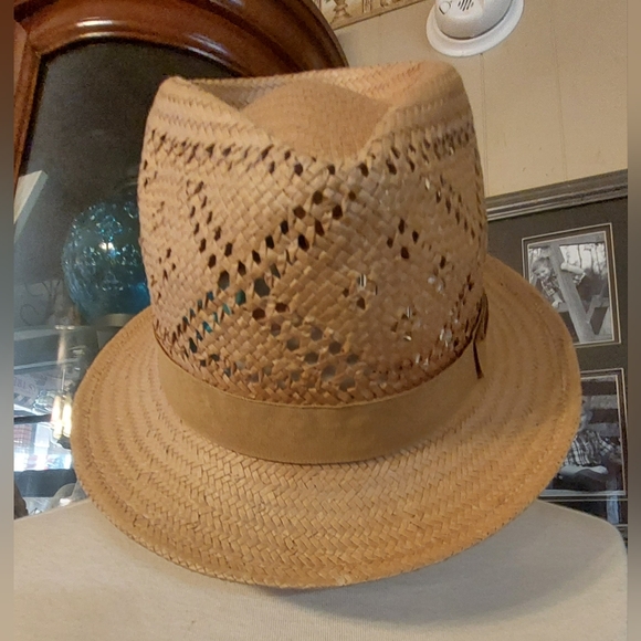 Dorfman Pacific Accessories Dorfman Pacific Paper Straw Fedora Hat